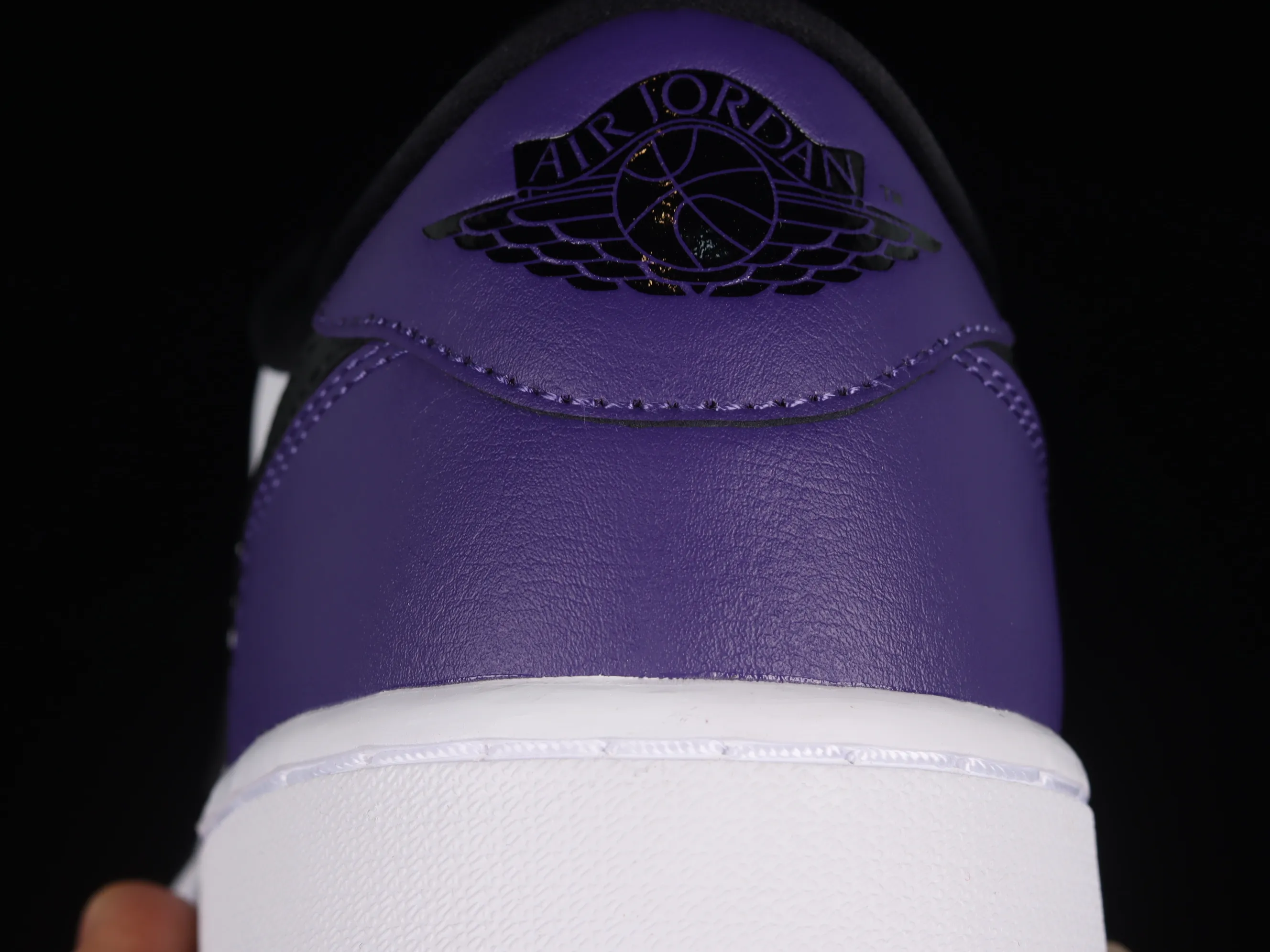 All categories Air Jordan Jordan series basketball shoes Air Jordan 1 Low G version pure original Air Jordan 1 Low Golf "White Purple" AJ1 Joe 1 new golf version white and purple color DD9315-105